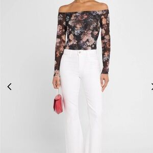 L'agence floral off the shoulder bodysuit
NWT. 
SIZE L